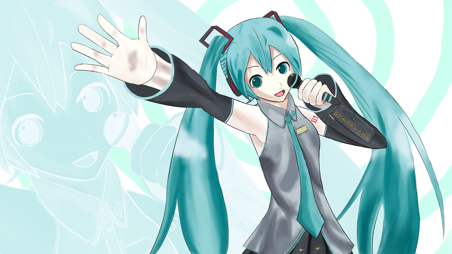 Hatsune Miku's AI singing voice